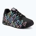Women's shoes SKECHERS JGoldcrown Uno Spread The Love black