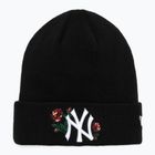 Women's winter hat New Era Sequin Rose Beanie New Yor Yankees black