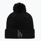 Women's winter hat New Era Metallic Bobble Los Angeles Dodger blacks