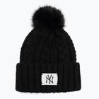 Women's winter hat New Era Cable Wide New York Yankees black