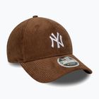 Baseball cap New Era Cord 9Forty Mcrown New York Yankees dark auburn/dark autumn