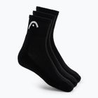 Socks HEAD Tennis 3P Club Short Crew 3 pairs black