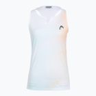 Women's tennis shirt HEAD Agility Tank Top apricot/print vision
