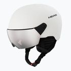 Children's ski helmet HEAD Yuki Visor Jr marshmallow/silver/red