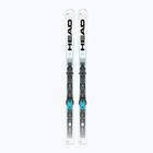 Downhill skis with bindings HEAD WC Rebels e.SLR LYT-PR + PR 11 GW white/blue