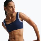 Training bra Nike One Light Support midnight navy/aluminium/white