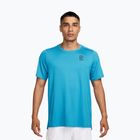 Men's T-shirt Nike Court Dri-Fit Advantage baltic blue/black