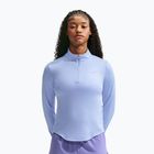 Women's running sweatshirt Nike Swift Dri-FIT UV 1/4-Zip aluminum
