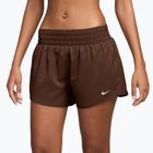 Women's shorts Nike One Dri-Fit 3" cacao wow/white