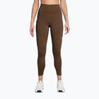 Women's training leggings Nike One High-Waisted 7/8 cacao wow/white