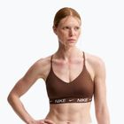 Women's sports bra Nike Dri-Fit Indy Light Support cacao wow