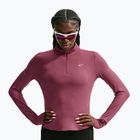 Women's running sweatshirt Nike Swift Dri-FIT UV 1/4-Zip pink smoke