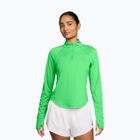 Women's running longsleeve Nike Tempo Swoosh Run Dri-Fit 1/4-Zip illusion green/white