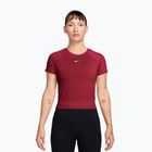 Women's training shirt Nike Pro Seamless tough red/white