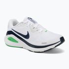 Men's running shoes Nike Structure 26 white/green spark/midnight navy