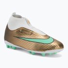 Children's football boots Nike Jr. Mercurial Superfly 11 Academy "Kylian Mbappé" metallic gold/green glow