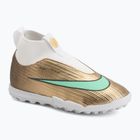 Children's football boots Nike Jr. Mercurial Superfly 11 Academy "Kylian Mbappé" metallic gold/green glow