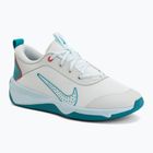 Nike Omni Multi-Court shoes in off white/energy/glacier blue