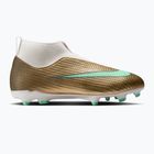 Children's football boots Nike Jr. Mercurial Superfly 11 Academy "Kylian Mbappé" metallic gold/green glow