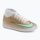 Children's football boots Nike Jr. Mercurial Superfly 11 Club "Kylian Mbappé" metallic gold/green glow