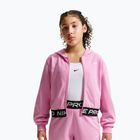 Children's sweatshirt Nike Pro Fleece pink rise/pink rise/black/white
