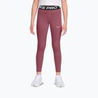 Children's leggings Nike Pro pink smoke/white