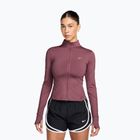 Women's running sweatshirt Nike Swift Dri-Fit Full Zip pink smoke