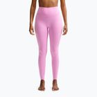 Women's training leggings Nike One pink rise/white