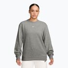 Women's sweatshirt Nike Studio Fleece Lightweight dark grey heather/sail