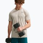 Men's T-shirt Nike Dri-FIT cream li/black