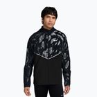 Men's running jacket Nike Miler Repel UV Printed black/black
