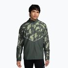 Men's running jacket Nike Miler Repel UV Printed camo green/black