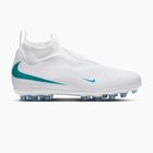 Children's football boots Nike Phantom 6 High Academy AG white/white/dusty cactus