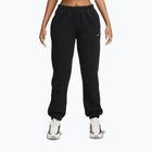 Women's trousers Nike Studio Fleece total black/sail