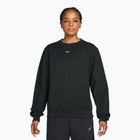 Women's sweatshirt Nike Studio Fleece total black/sail