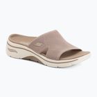Women's slides SKECHERS Go Walk Arch Fit 2.0 Dakota brown