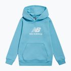 Children's sweatshirt New Balance BB Stacked Logo Hoodie taffy blue