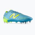 Football boots New Balance Tekela Elite Low V5 SG metallic blue/alkaline green/team navy