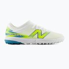 Children's football boots New Balance Furon Team V9 TF white/alkaline green