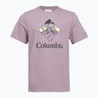 Men's T-shirt Columbia CSC Seasonal Graphic shale purple/heavenly stacked gem
