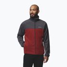 Men's fleece sweatshirt Columbia Steens Mountain Full Zip 2.0 Shark/Red Oxide