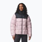 Women's insulated jacket Columbia Puffect III Full Zip mineral pink/black