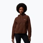 Women's fleece sweatshirt Columbia Timber Meadow MTR Fleece Hoodie tobacco