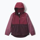 Children's rain jacket Columbia Rainy Trails III Fleece Lined moonvista/rich wine/antique mauve