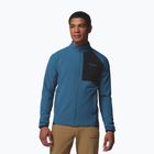 Men's fleece sweatshirt Columbia Superior Summit Grid Full Zip phoenix blue