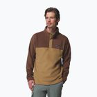 Men's fleece sweatshirt Columbia Steens Mountain Half Snap II tobacco/delta
