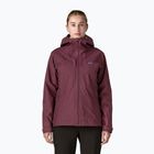 Women's rain jacket Patagonia Insulated Boulder Fork Rain berry fig