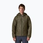 Men's insulated jacket Patagonia Hi-Loft Nano Puff Hoody basin green