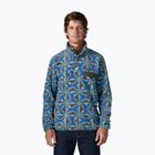 Men's fleece sweatshirt Patagonia Lightweight Synchilla Snap-T Pullover deep freeze: forge grey