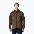 Men's trekking sweatshirt Patagonia Better Sweater Fleece marlow brown rib knit